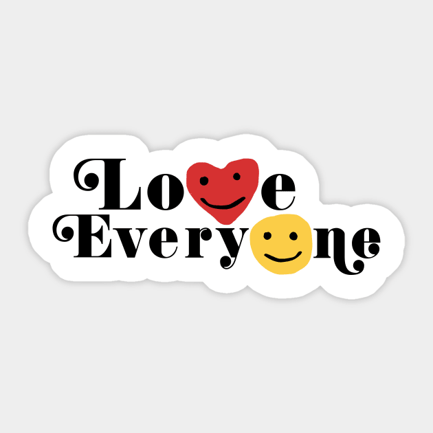 Love Everyone Sticker by ethanchristopher